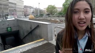 Squirting Oriental teen tourist May Thai gets fucked POV
